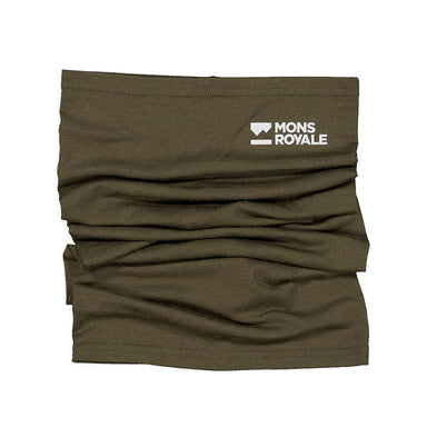 Mons Royale Unisex Daily Dose Merino Flex 200 Neckwarmer – Dark Olive