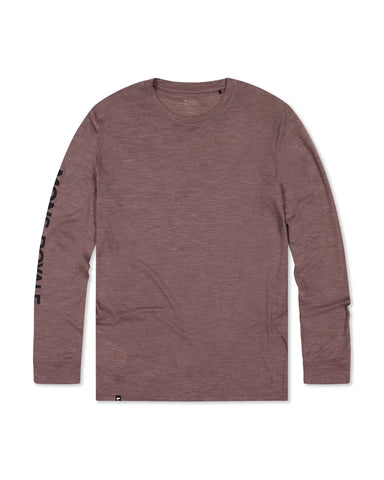 Mons Royale Zephyr Merino Tencel™ Long Sleeve – Chestnut