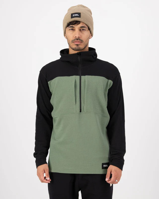 Mons Royale Offgrid Merino Fleece 1/2 Zip Long Sleeve