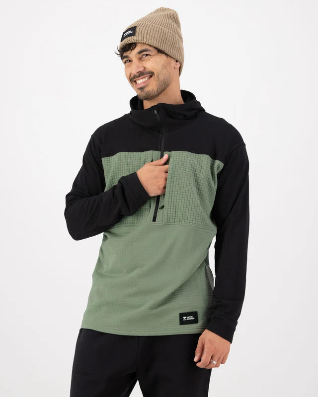 Mons Royale Offgrid Merino Fleece 1/2 Zip Long Sleeve