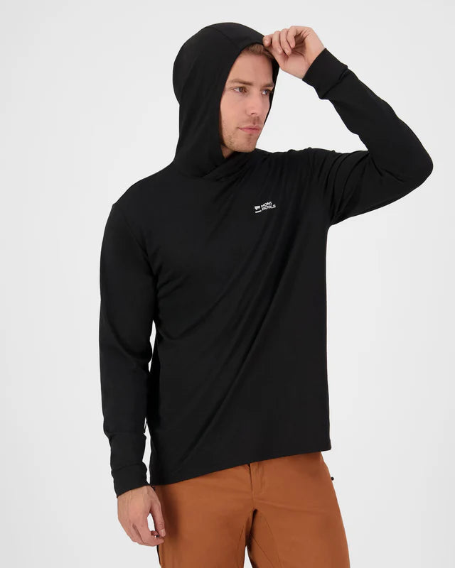 Mons Royale Pivot Merino Long Sleeve Hood