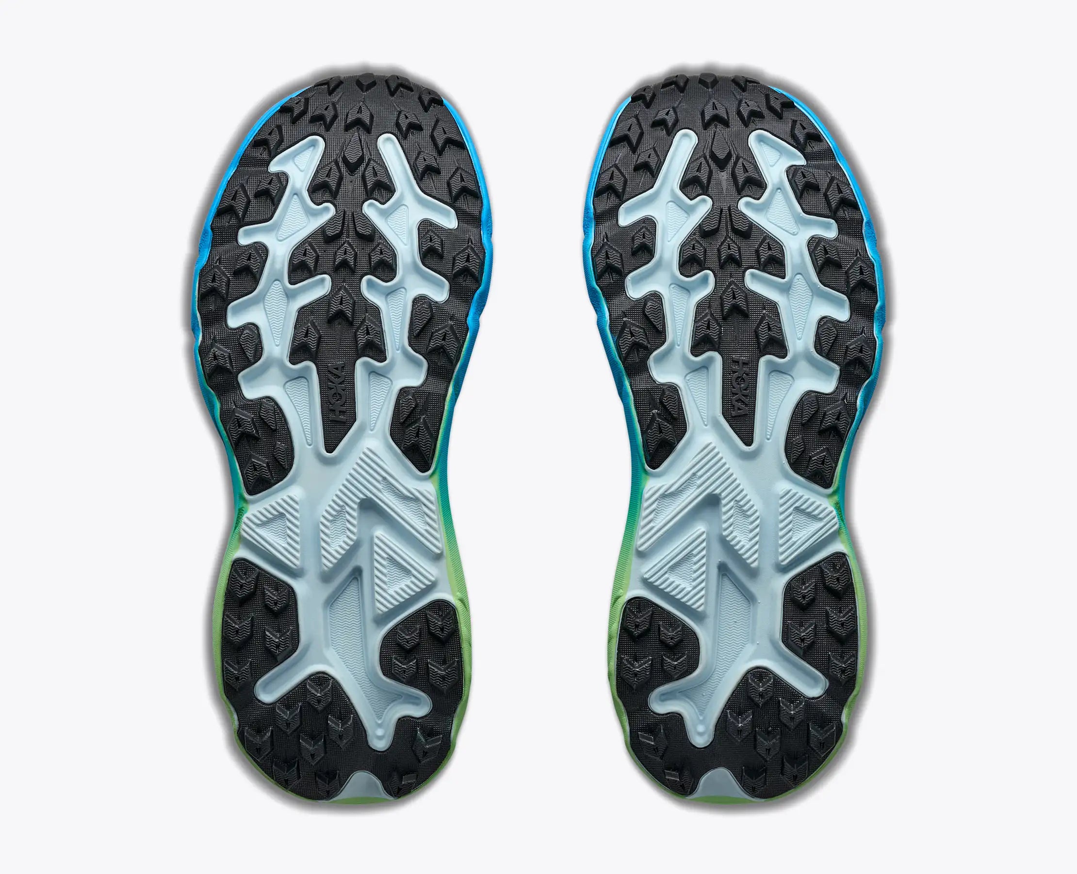 Hoka Challenger 8 - Dame - Glimmering Blue / Tart Apple