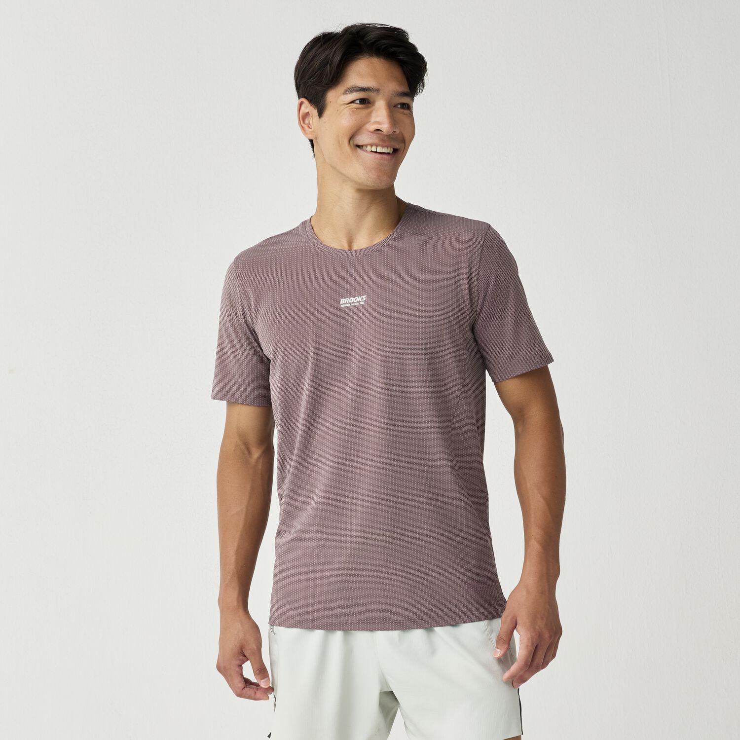 Brooks High Point Short Sleeve 2.0 - Herre - Peppercorn