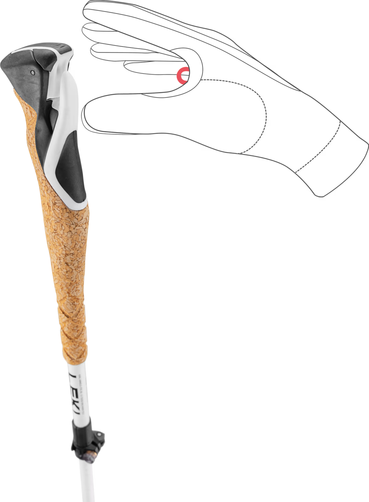 Leki Cross Trail FX Superlite 110–130 cm