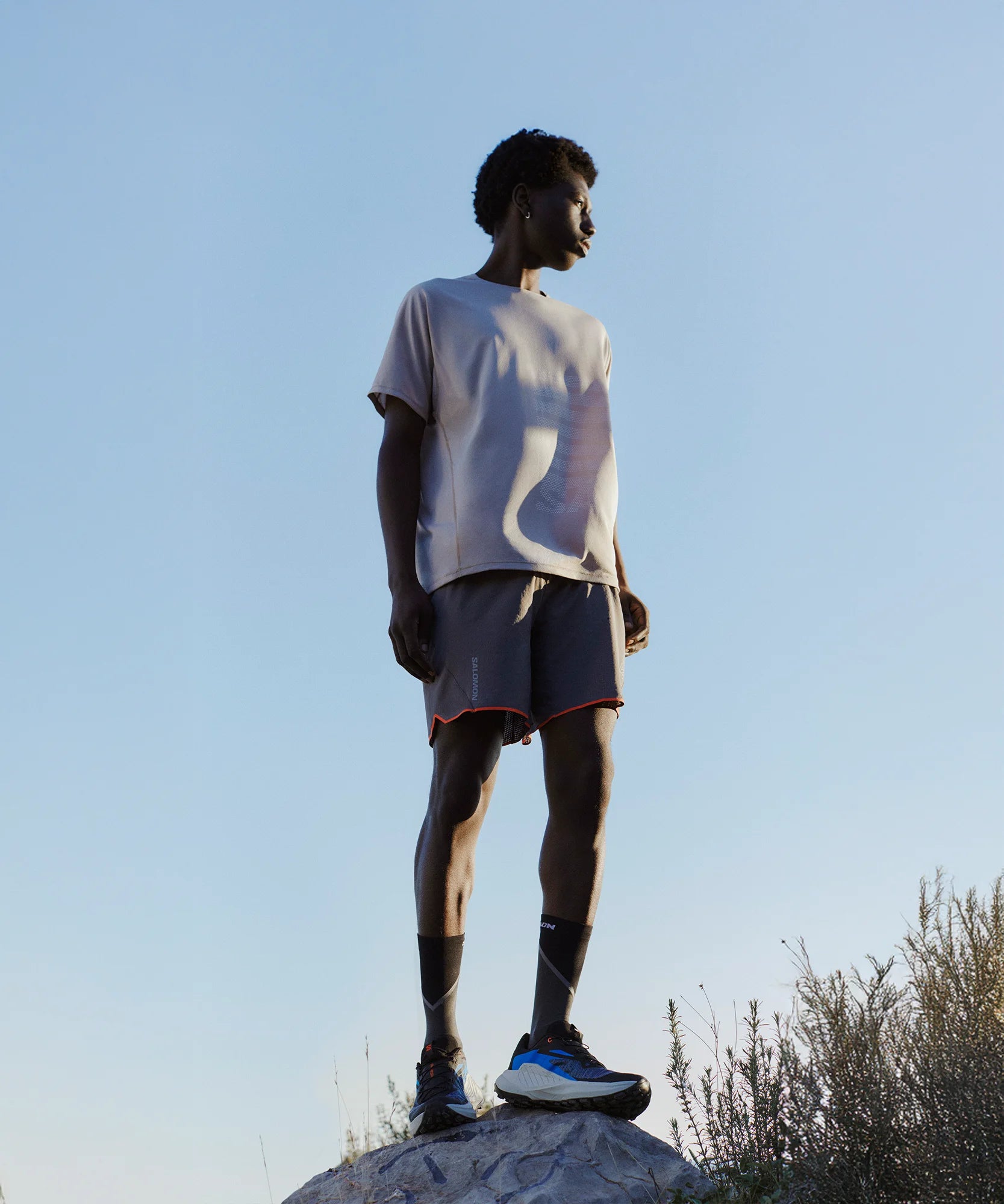 Salomon GENESIS Black/French Blue/Cherry Tomato