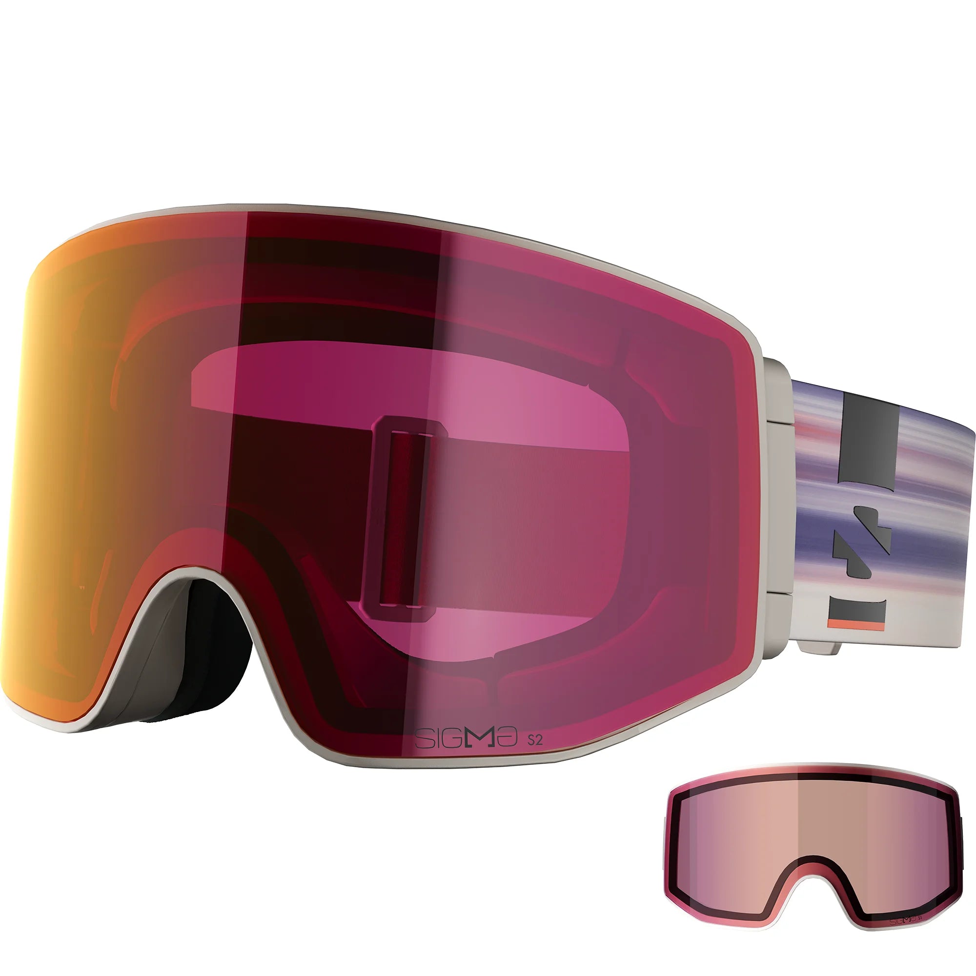 Salomon Sentry Prime Sigma Skibrille med 2 linser