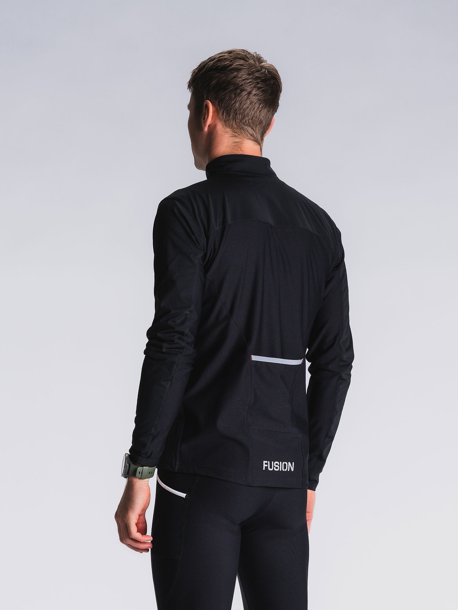 Fusion Mens S2 Run Jacket - Black