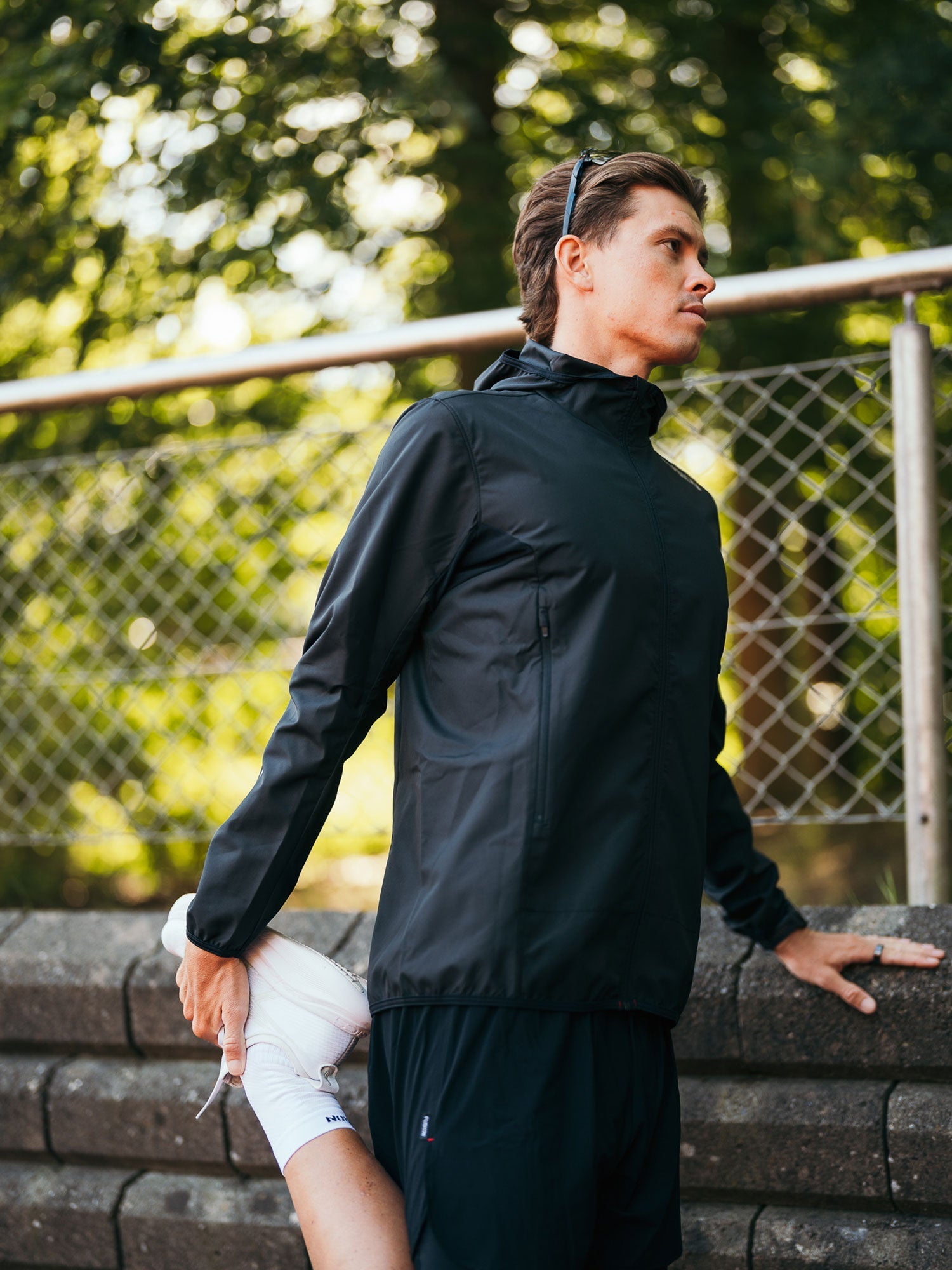 Fusion Mens TEMPO! TWO Run Jacket - Black