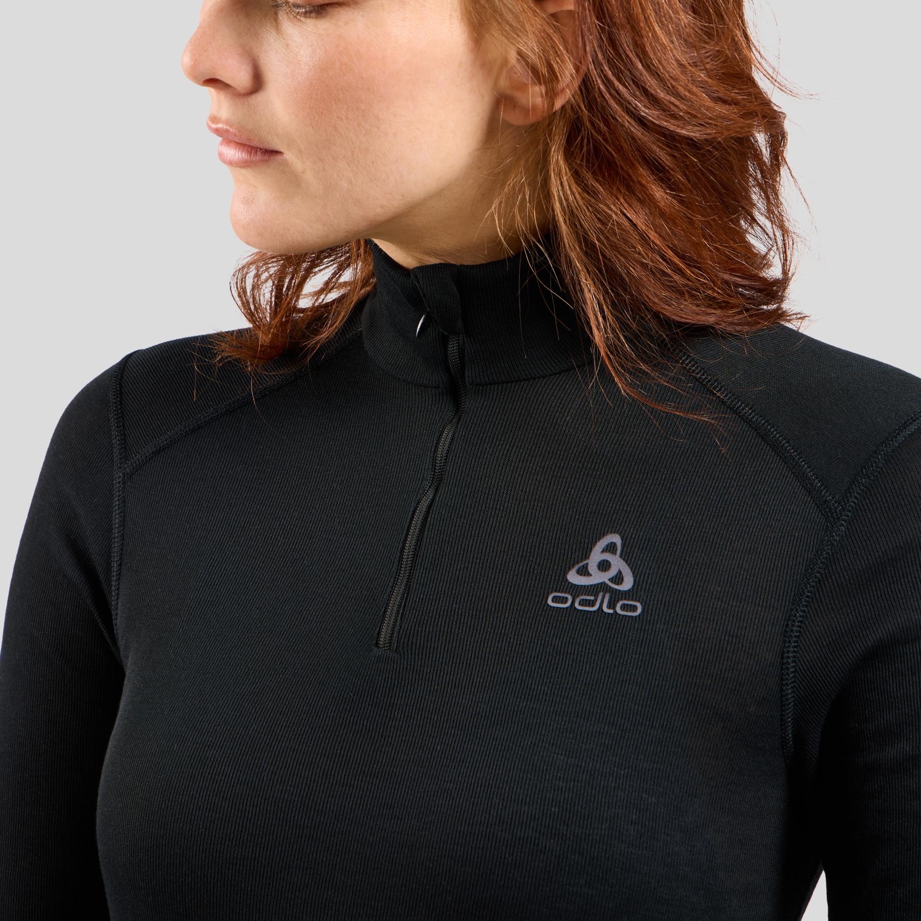 ODLO Slim Turtle Neck l/s half zip Women