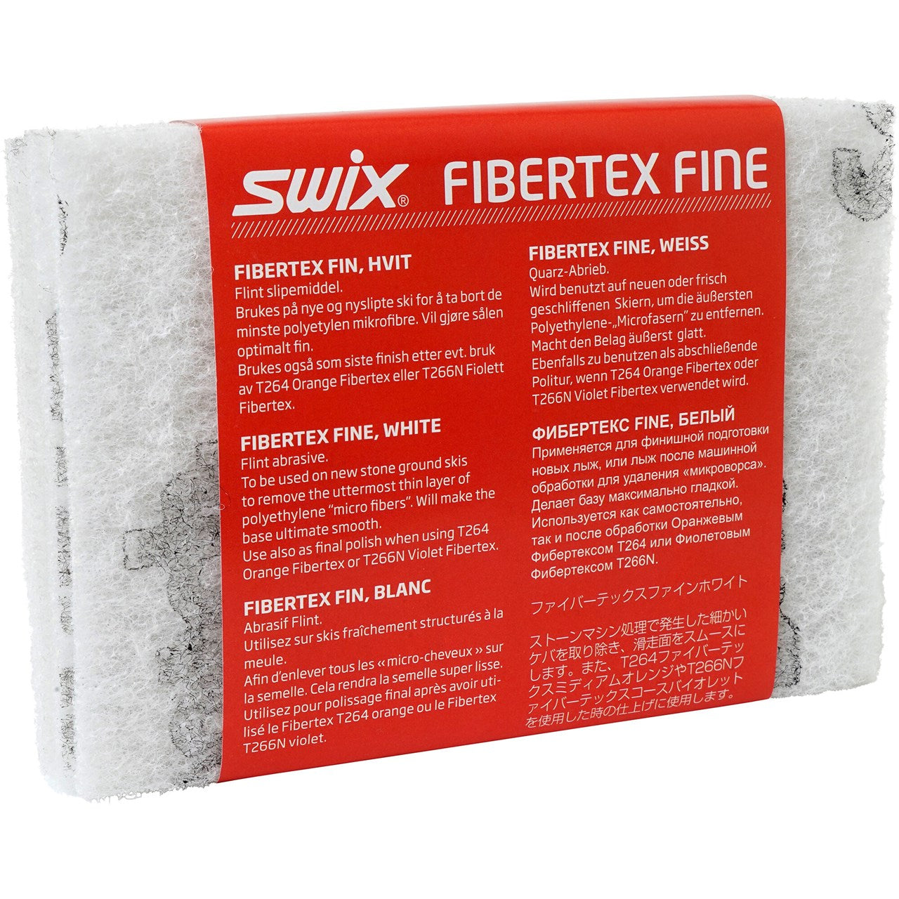 Swix Fibertex Hvid, Extra fin