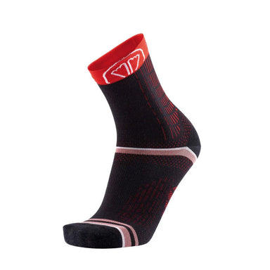SIDAS WINTER RUN SOCKS – BLACK/RED (UNISEX) – Black/Red