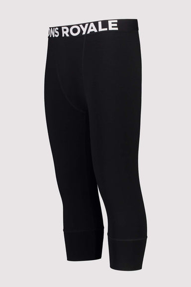 Mons Royale Cascade Merino Flex 200 3/4 Legging Men – Black