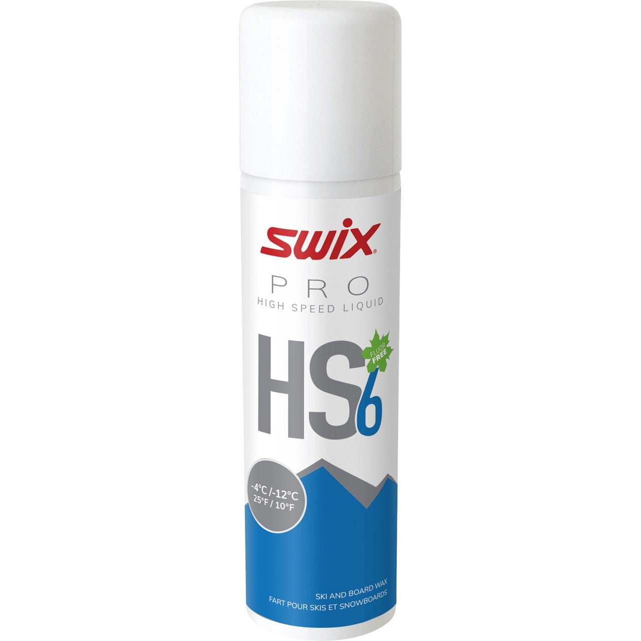 SWIX HS6 Liq. Blå, -4°C/-12°C, 125ml